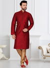 Red Rangbaaz Vol 20 Designer function wear Stylish Dupion Silk Readymade Mens Kurta Payjama Collection 2027